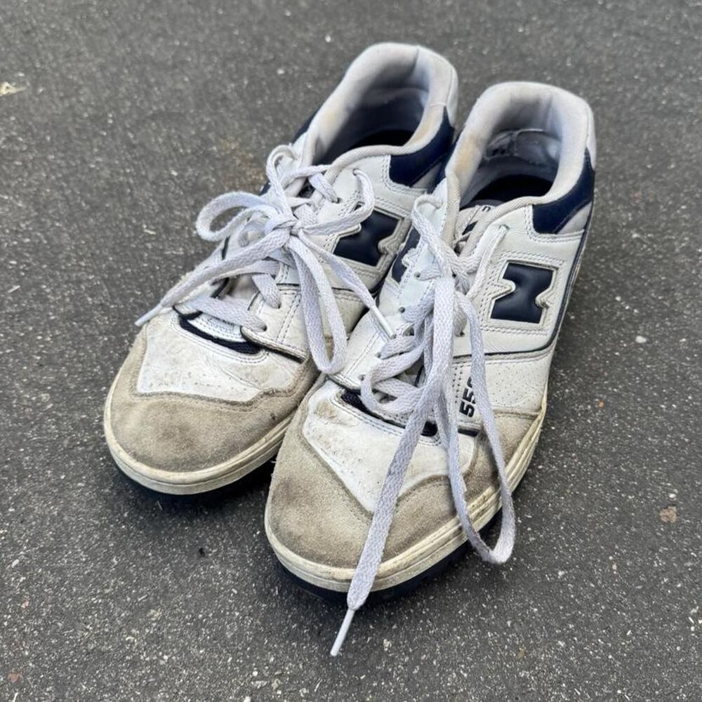 New-balance Men's White and Grey Trainers